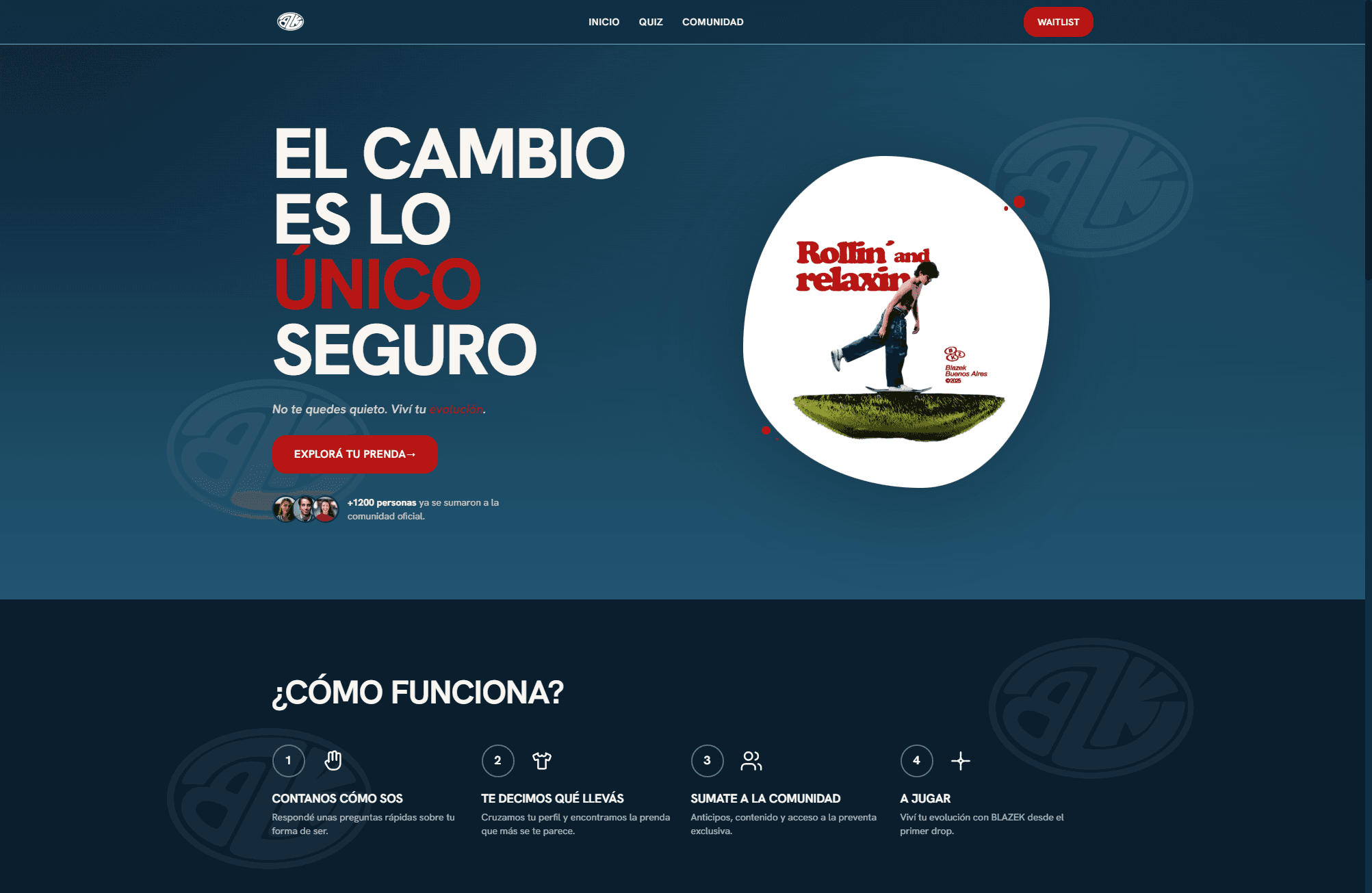 Blazek Landing Page